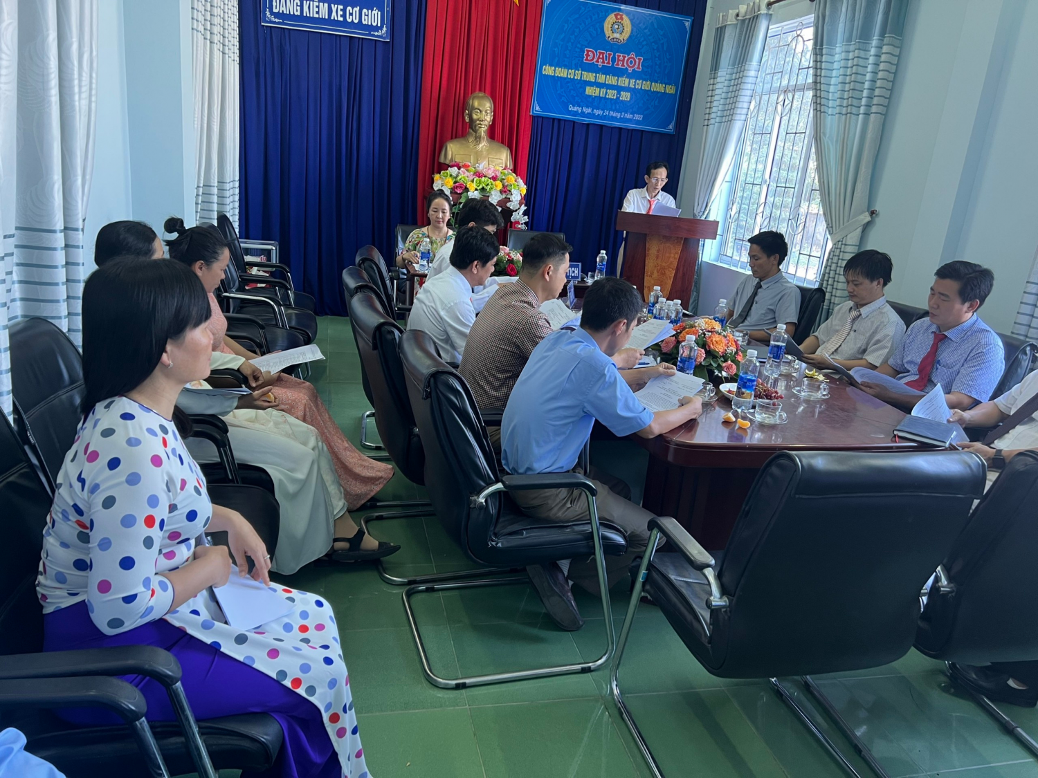 Đại hội công đoàn cơ sở trung tâm đăng kiểm xe cơ giới nhiệm kỳ 2023 2028 2